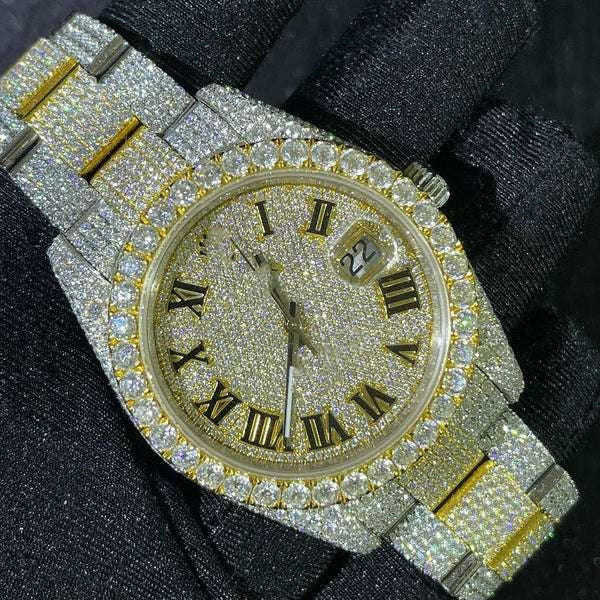 Rolex Datejust Oyester VVS Diamond Men Watch