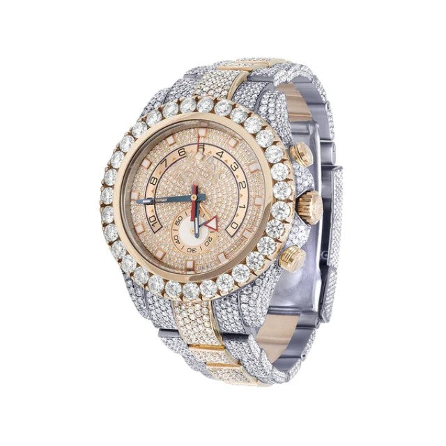 Rolex Yatch Master Round VVS Diamond Iced Out