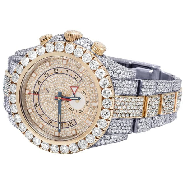 Rolex Yatch Master Round VVS Diamond Iced Out