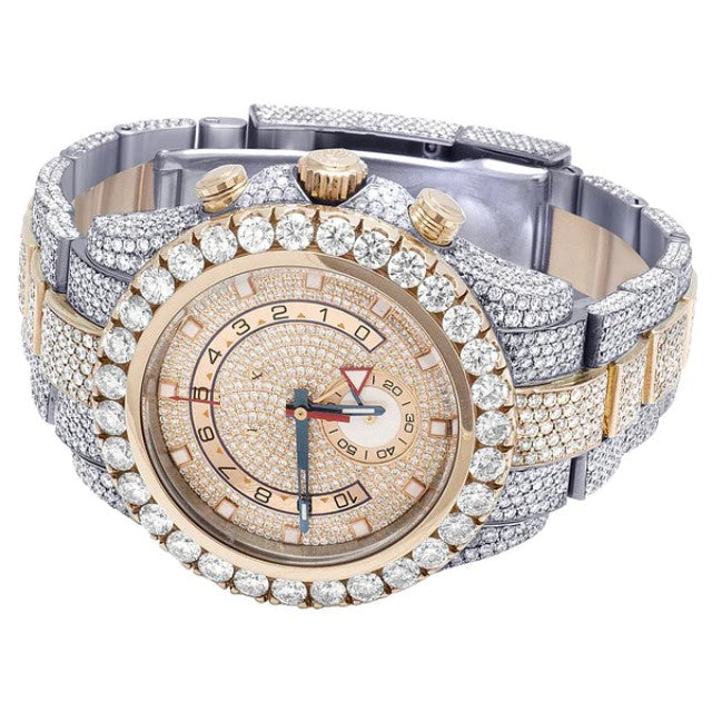 Rolex Yatch Master Round VVS Diamond Iced Out