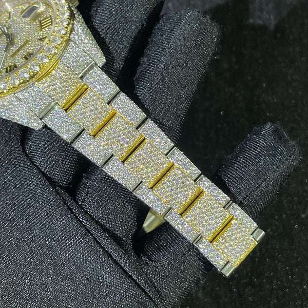 Rolex Datejust Oyester VVS Diamond Men Watch