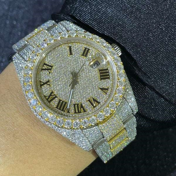 Rolex Datejust Oyester VVS Diamond Men Watch