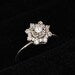 Starburst Engagement Ring for Women